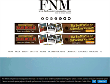 Tablet Screenshot of fashionnewsmagazine.com